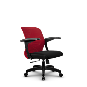Офисное кресло SU-M-4/подл.160/осн.001, Красный/Черный в Нижнем Новгороде
