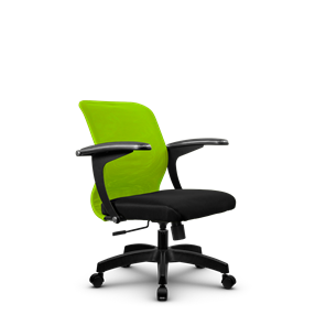 Кресло компьютерное SU-M-4/подл.160/осн.001, Зеленый/Черный в Нижнем Новгороде - предосмотр