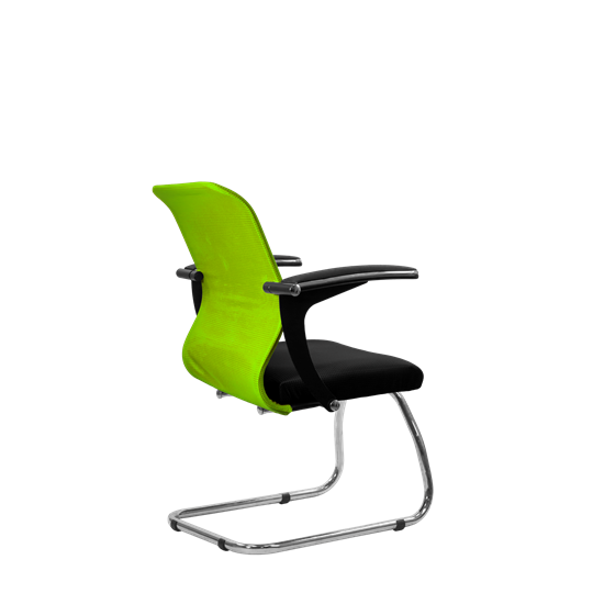 Офисный стул SU-M-4/подл.160/осн.007, Зеленый/Черный в Нижнем Новгороде - изображение 2