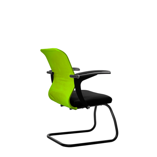 Офисный стул SU-M-4/подл.160/осн.008, Зеленый/Черный в Нижнем Новгороде - изображение 2