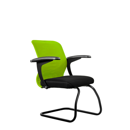 Офисный стул SU-M-4/подл.160/осн.008, Зеленый/Черный в Нижнем Новгороде - изображение