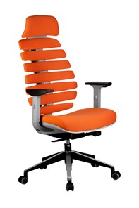 Кресло Riva Chair SHARK (Оранжевый/серый) в Нижнем Новгороде - предосмотр