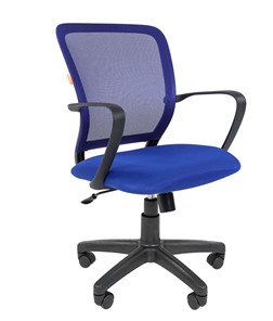 Офисное кресло CHAIRMAN 698 black TW-05, ткань, цвет синий в Нижнем Новгороде - предосмотр
