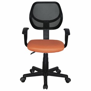Кресло компьютерное Brabix Flip MG-305 (ткань TW, оранжевое/черное) в Нижнем Новгороде - предосмотр