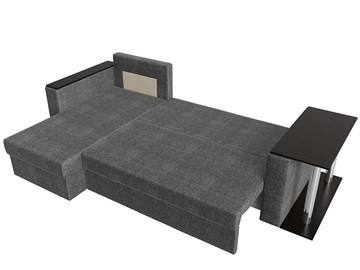 Угловой диван с оттоманкой Атланта Лайт, Серый (рогожка) в Нижнем Новгороде - предосмотр 5