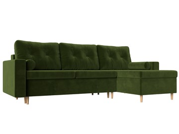 Угловой диван для гостиной Белфаст, Зеленый (микровельвет) в Нижнем Новгороде