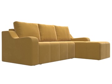 Угловой диван для гостиной Элида, Желтый (микровельвет) в Нижнем Новгороде - предосмотр 3
