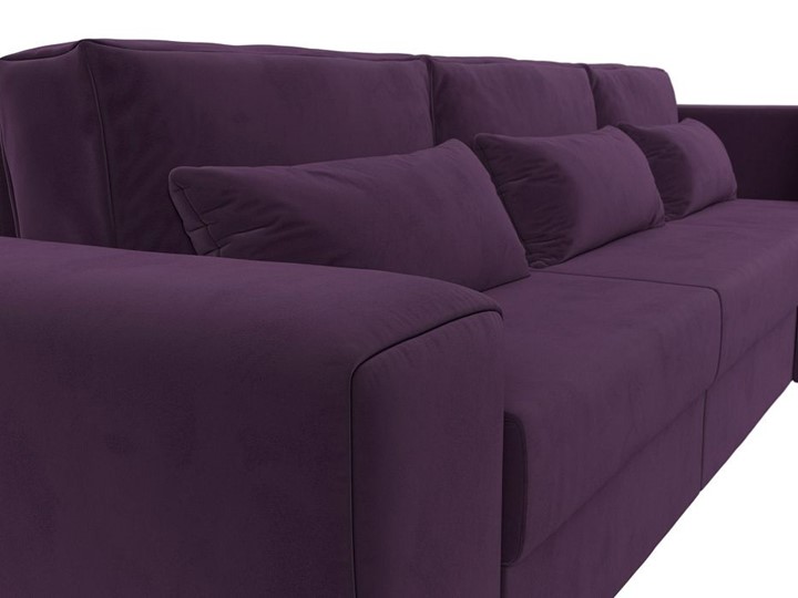 Угловой диван Лига-008 Long, Фиолетовый(велюр) арт. 118722 в Нижнем Новгороде - изображение 2