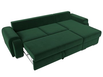 Угловой раскладной диван Лига-025, Зеленый (Велюр) в Нижнем Новгороде - предосмотр 1