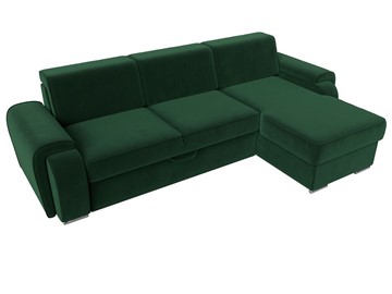 Угловой раскладной диван Лига-025, Зеленый (Велюр) в Нижнем Новгороде - предосмотр 3