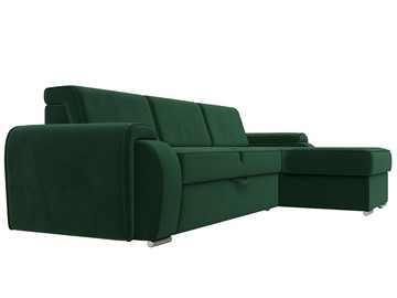 Угловой раскладной диван Лига-025, Зеленый (Велюр) в Нижнем Новгороде - предосмотр 5