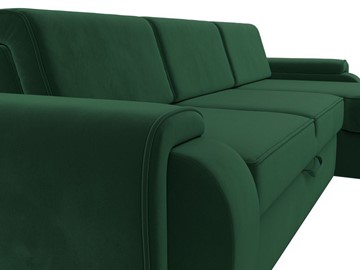 Угловой раскладной диван Лига-025, Зеленый (Велюр) в Нижнем Новгороде - предосмотр 6