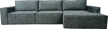 Угловой диван с оттоманкой Лофт 357х159х93 (НПБ/Еврокнижка) в Нижнем Новгороде - предосмотр 3