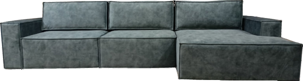 Угловой диван с оттоманкой Лофт 357х159х93 (НПБ/Еврокнижка) в Нижнем Новгороде - изображение 3
