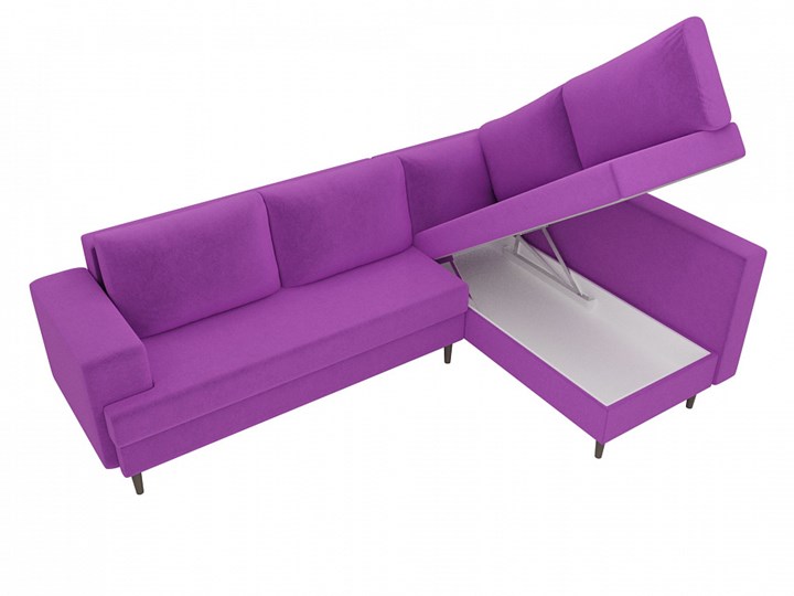 Угловой диван Сильвана, Фиолетовый (вельвет) в Нижнем Новгороде - изображение 3