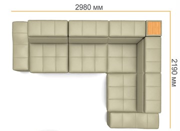Угловой диван N-0-M ДУ (П1+ПС+УС+Д2+П1) в Нижнем Новгороде - предосмотр 4