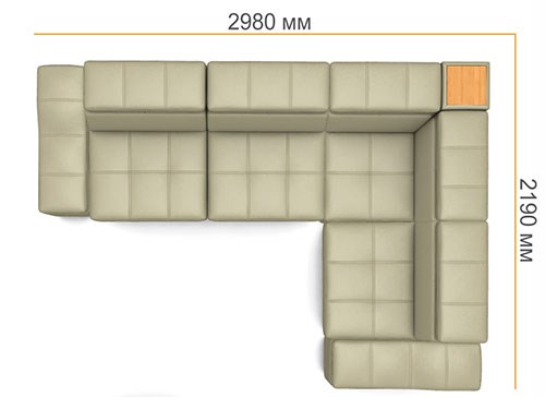 Угловой диван N-0-M ДУ (П1+ПС+УС+Д2+П1) в Нижнем Новгороде - изображение 4