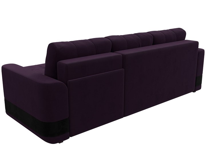 Угловой диван Честер, Фиолетовый/черный (велюр) в Нижнем Новгороде - изображение 8