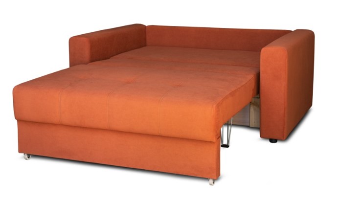 Прямой диван Комфорт 7 1400 ППУ+ЛАТЫ, широкий подлокотник в Нижнем Новгороде - изображение 1