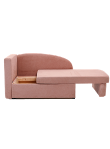 Мягкий диван левый Тедди розовый в Нижнем Новгороде - предосмотр 1