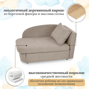 Мягкий диван правый Тедди бежевый в Нижнем Новгороде - предосмотр 14