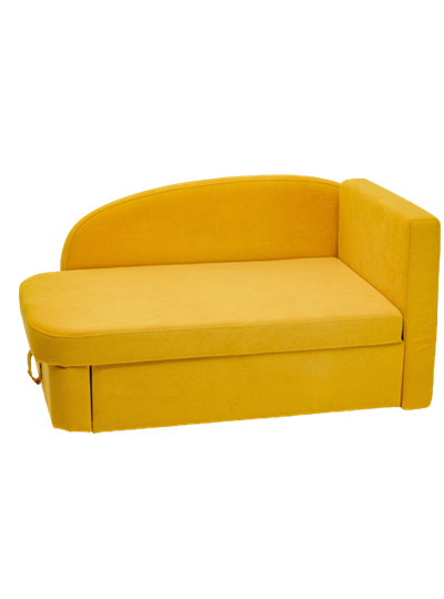 Мягкий диван правый Тедди желтый в Нижнем Новгороде - изображение 1