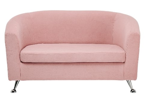 Прямой диван Брамс 2Д розовый в Нижнем Новгороде - изображение