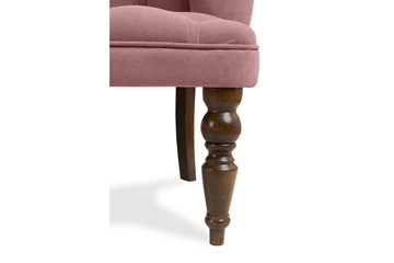 Прямой диван Бриджит розовый ножки коричневые в Нижнем Новгороде - предосмотр 4
