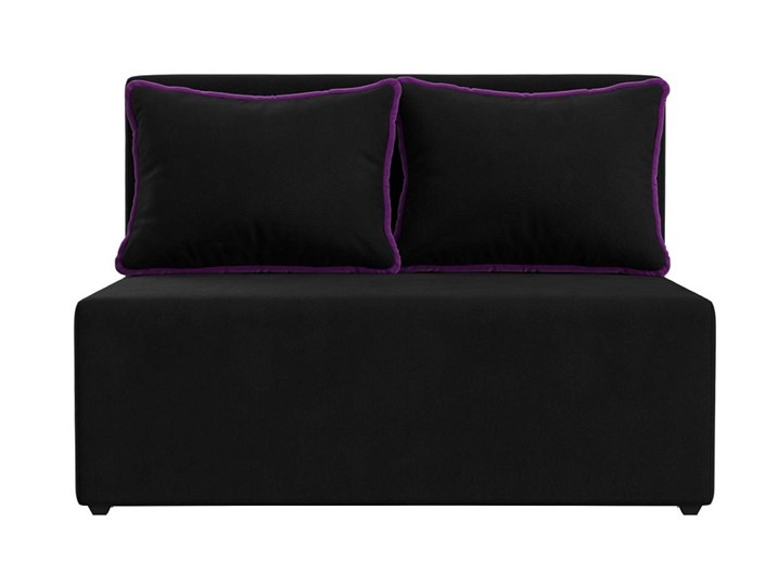 Прямой диван Лагуна, Черный/Фиолетовый (Микровельвет) в Нижнем Новгороде - изображение 4