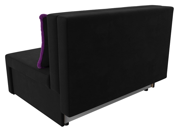 Прямой диван Лагуна, Черный/Фиолетовый (Микровельвет) в Нижнем Новгороде - изображение 8