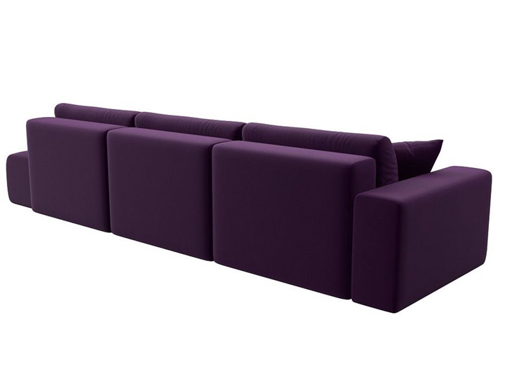 Прямой диван Лига-036 Модерн Лонг, Фиолетовый (микровельвет) в Нижнем Новгороде - изображение 6