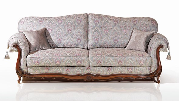Прямой диван Лондон (4) четырехместный, механизм "Пума" (НПБ) в Нижнем Новгороде - изображение