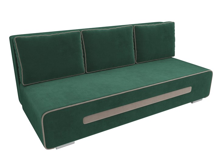 Прямой диван Приам, Зеленый (велюр) в Нижнем Новгороде - изображение 4