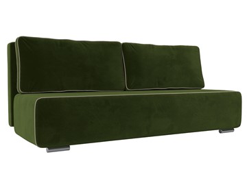 Прямой диван Уно, Зеленый/Бежевый (микровельвет) в Нижнем Новгороде