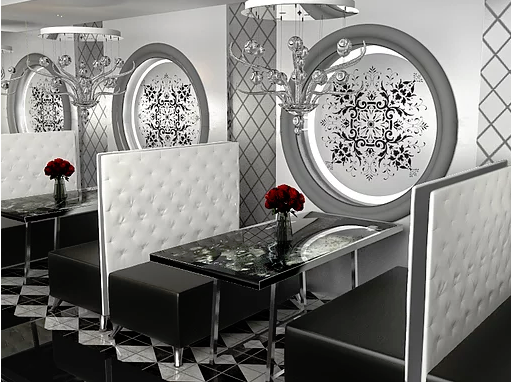 Прямой диван Black and White 2000х550х1180 в Нижнем Новгороде - изображение 1