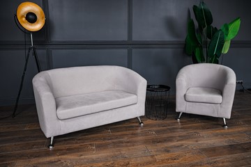 Комплект мебели Брамс  цвет бежевый диван 2Д + кресло в Нижнем Новгороде - предосмотр 1
