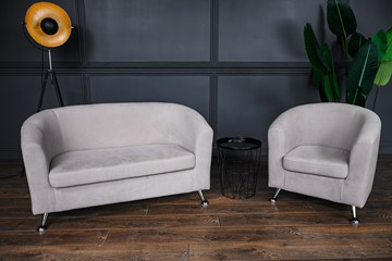 Комплект мебели Брамс  цвет бежевый диван 2Д + кресло в Нижнем Новгороде - предосмотр 2