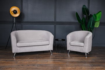 Комплект мебели Брамс  цвет бежевый диван 2Д + кресло в Нижнем Новгороде