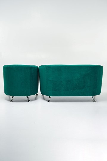 Комплект мебели Брамс  цвет изумрудный диван 2Д + кресло в Нижнем Новгороде - изображение 2
