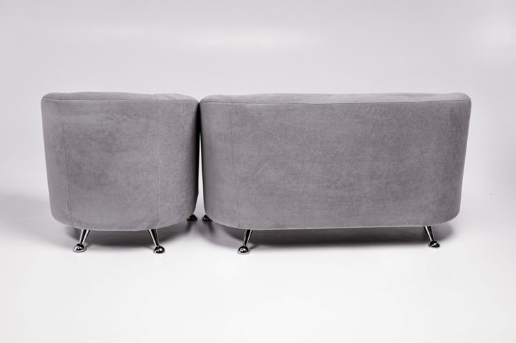 Комплект мебели Брамс  цвет серый диван 2Д + кресло в Нижнем Новгороде - изображение 2