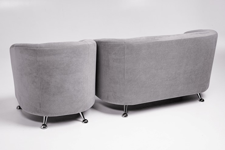 Комплект мебели Брамс  цвет серый диван 2Д + кресло в Нижнем Новгороде - изображение 3