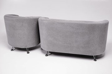 Комплект мебели Брамс  цвет серый диван 2Д + кресло в Нижнем Новгороде - предосмотр 4