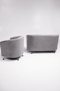 Комплект мебели Брамс  цвет серый диван 2Д + кресло в Нижнем Новгороде - предосмотр 5