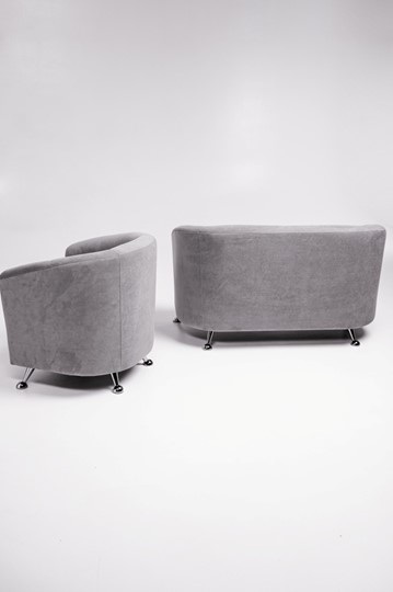 Комплект мебели Брамс  цвет серый диван 2Д + кресло в Нижнем Новгороде - изображение 5