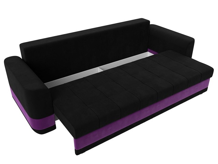 Прямой диван Честер, Черный/фиолетовый (вельвет) в Нижнем Новгороде - изображение 5
