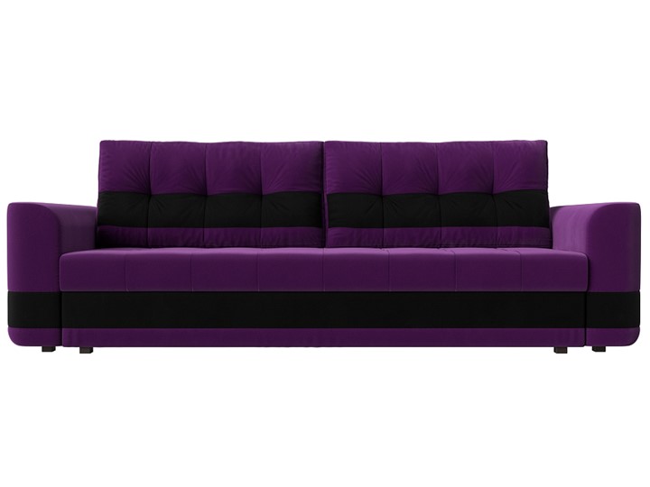 Прямой диван Честер, Фиолетовый/черный (вельвет) в Нижнем Новгороде - изображение 1