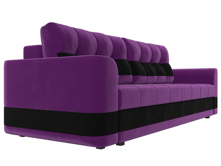 Прямой диван Честер, Фиолетовый/черный (вельвет) в Нижнем Новгороде - изображение 2