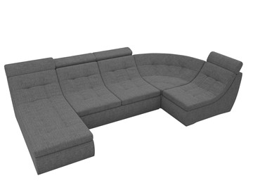 Модульный раскладной диван Холидей люкс, Серый (рогожка) в Нижнем Новгороде - предосмотр 5