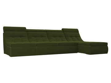 Модульный угловой диван Холидей люкс, Зеленый (микровельвет) в Нижнем Новгороде