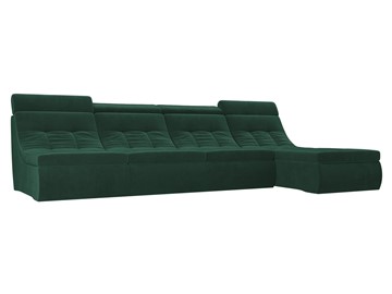 Модульный раскладной диван Холидей люкс, Зеленый (велюр) в Нижнем Новгороде - предосмотр